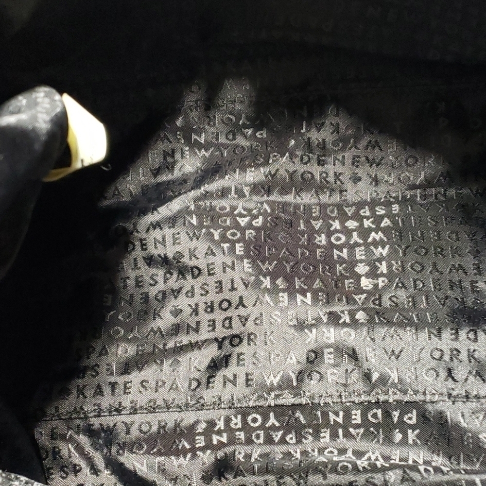 Kate spade black pebbled leather gold chain bag - Picture 4 of 11